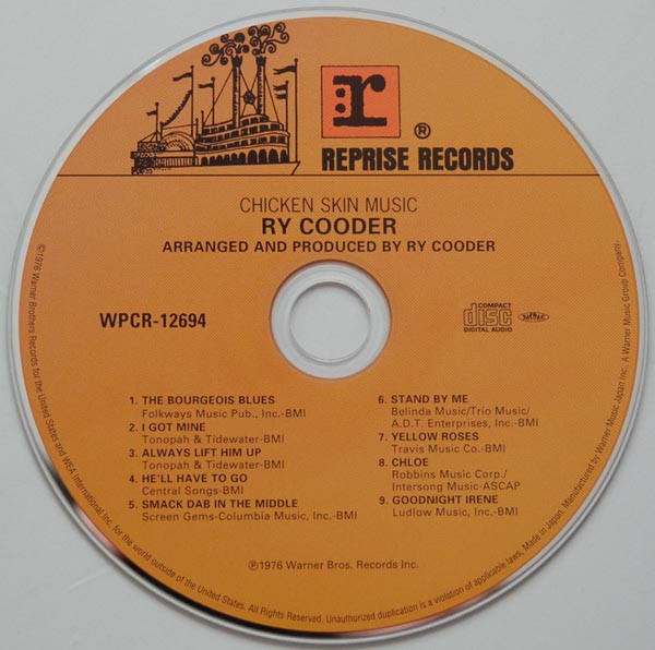 CD, Cooder, Ry - Chicken Skin Music