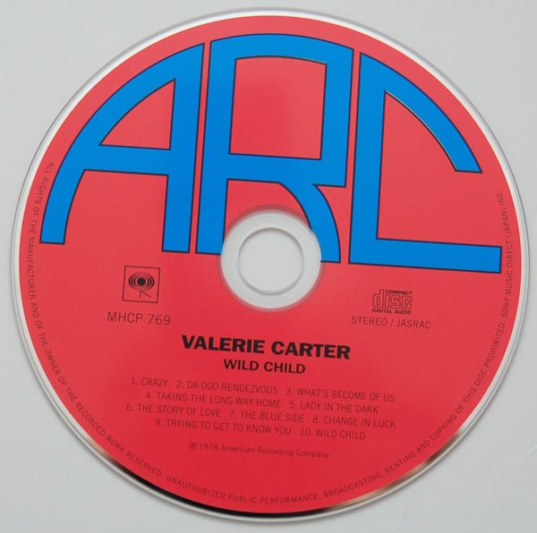 CD, Carter, Valerie - Wild Child