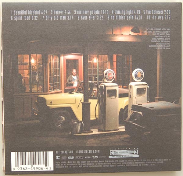 Back cover, Young, Neil - Chrome Dreams II
