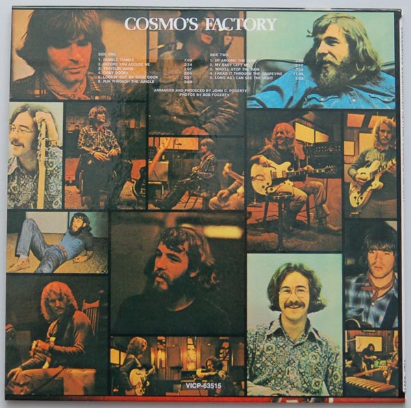 Back cover, Creedence Clearwater Revival - Cosmo's Factory