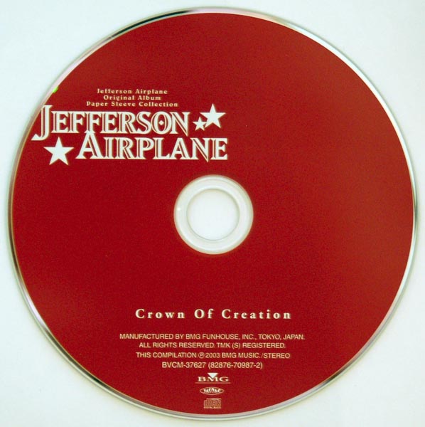 CD, Jefferson Airplane - Crown Of Creation +4
