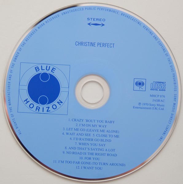CD, Perfect, Christine - The Legendary Christine Perfect Album