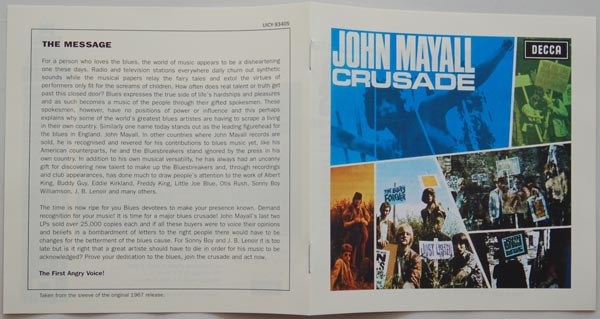 Booklet, Mayall, John  - Crusade
