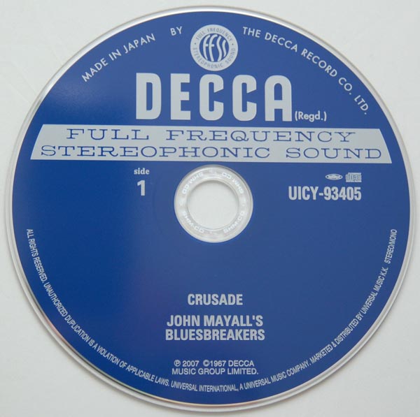 CD, Mayall, John  - Crusade