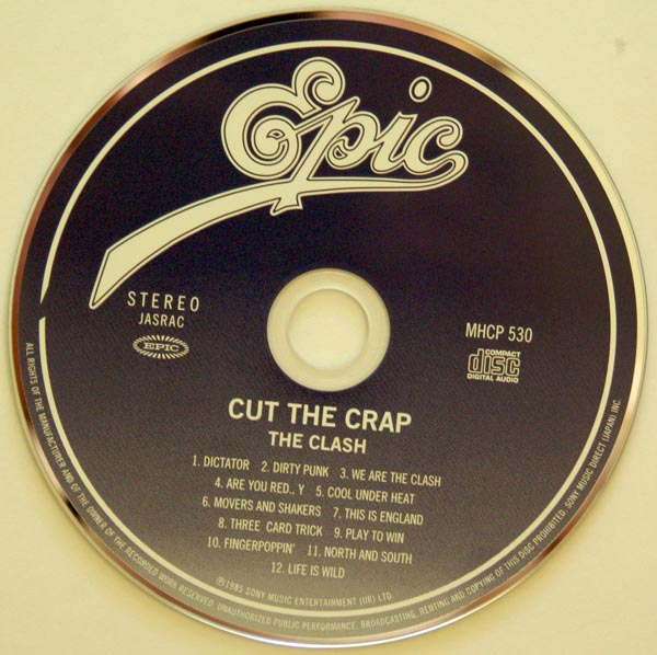 CD, Clash (The) - Cut the Crap