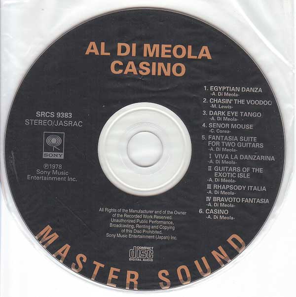 CD, Di Meola, Al - Casino