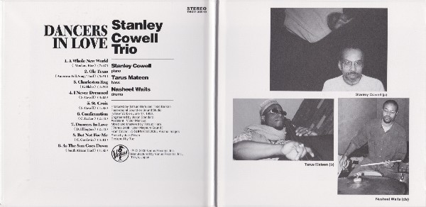 gatefold inside, Cowell, Stanley (Trio) - Dancers In The Dark [Gold]