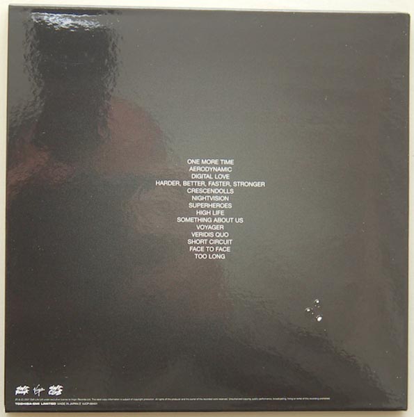Back cover, Daft Punk - Discovery