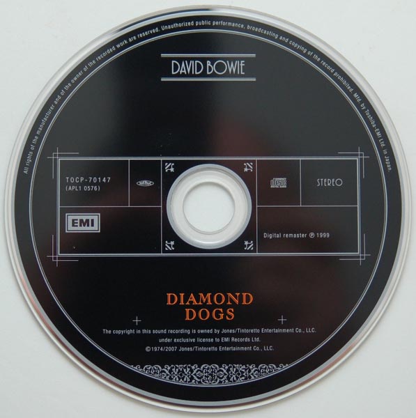 CD, Bowie, David - Diamond Dogs