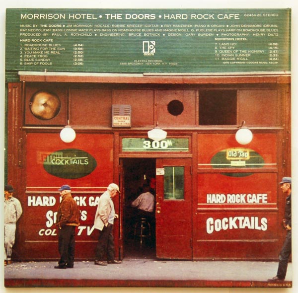 Back cover, Doors (The) - Morrison Hotel