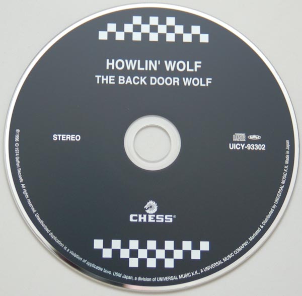 CD, Howlin' Wolf - Back Door Wolf