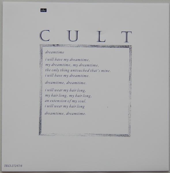 Inner sleeve side A, Cult (The) - Dreamtime