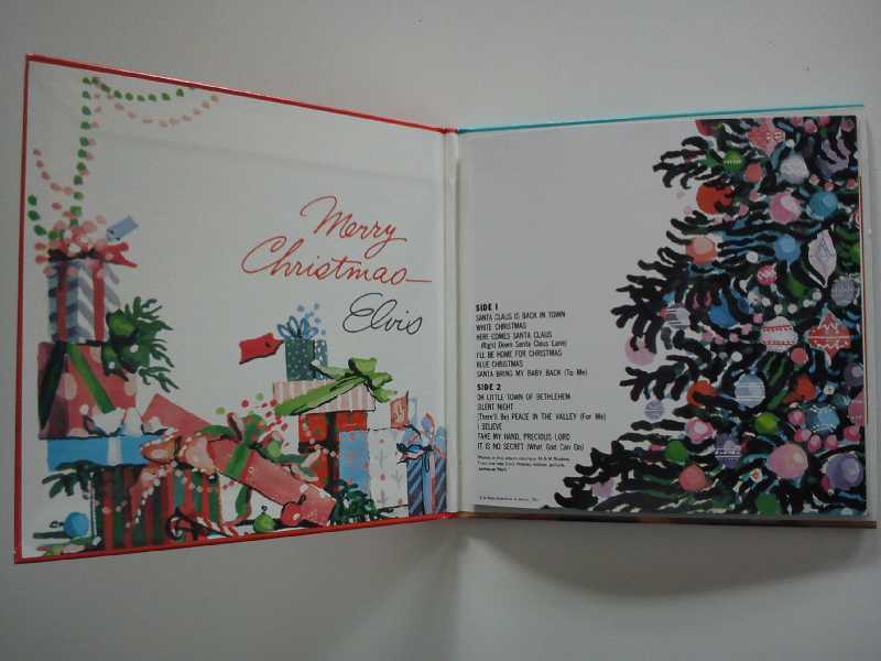 inside booklet, Elvis Presley - Elvis' Christmas Album