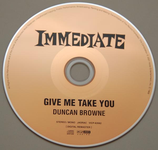 CD, Browne, Duncan - Give Me Take You +2