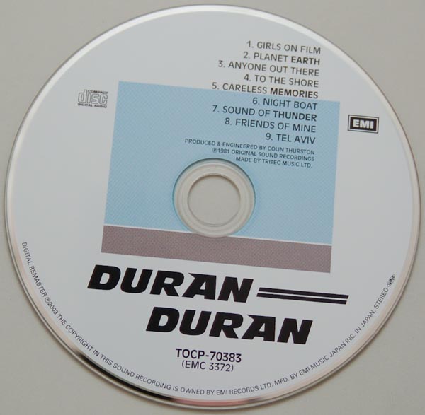 CD, Duran Duran - Duran Duran