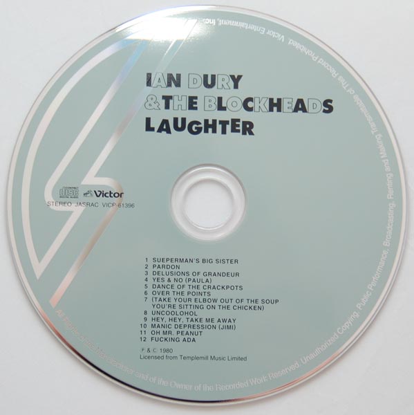 CD, Dury, Ian + The Blockheads - Laughter