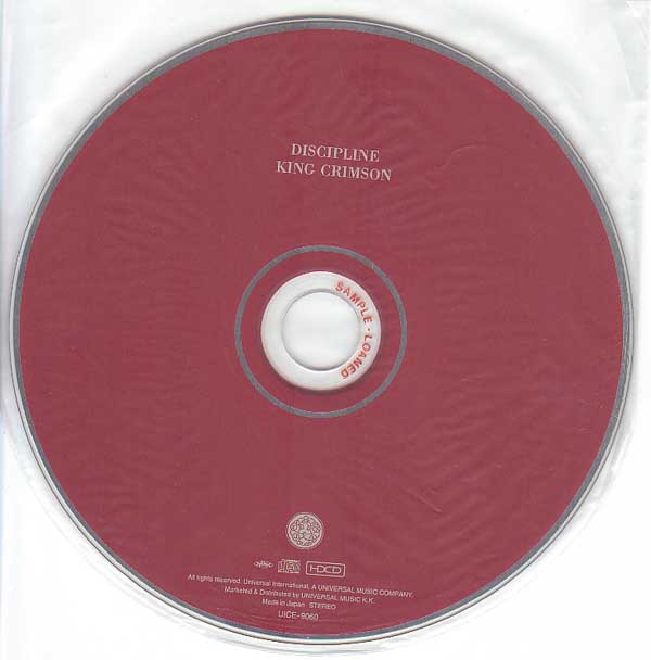 CD, King Crimson - Discipline