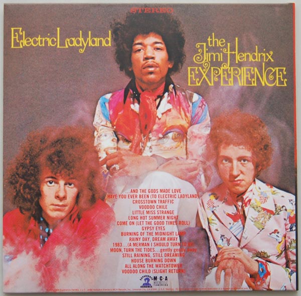 Back cover, Hendrix, Jimi - Electric Ladyland (US)