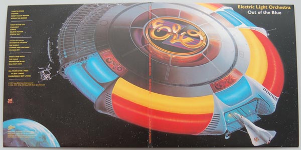 Cover unfolded, Electric Light Orchestra (ELO) [2 CD] - Out Of The Blue