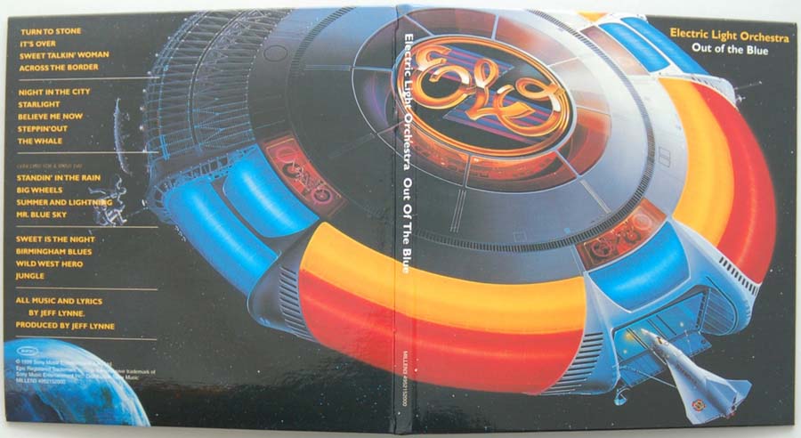 Cover unfold, Electric Light Orchestra (ELO) - Out Of The Blue