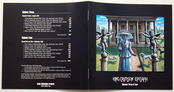 Vol. 1 & 2 Booklet, King Crimson - Epitaph: Vol.1 - Vol.4