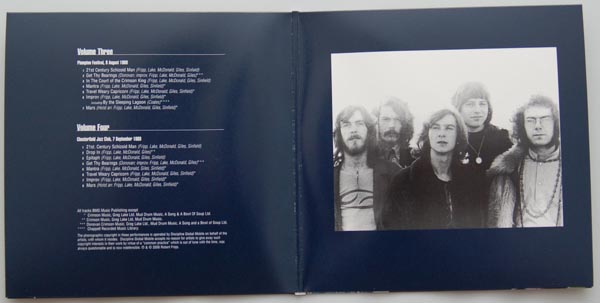 Vol. 3 & 4 Gatefold open, King Crimson - Epitaph: Vol.1 - Vol.4