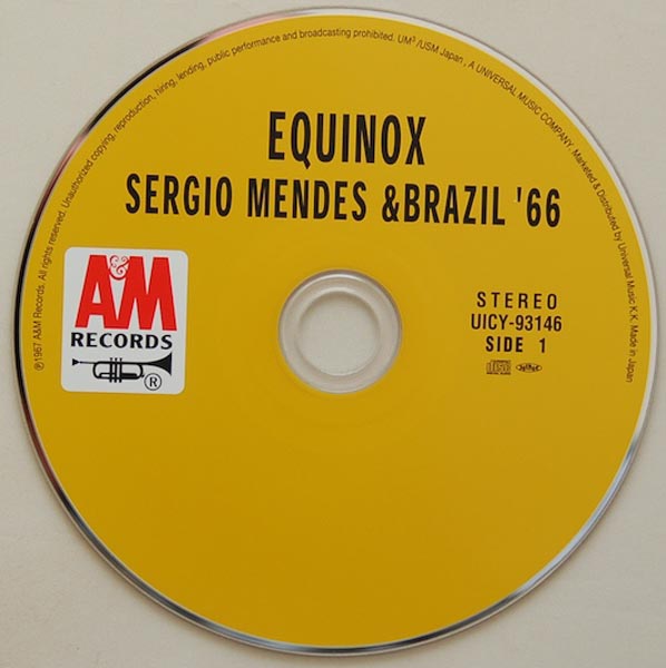 CD, Mendes, Sergio + Brasil'66 - Equinox