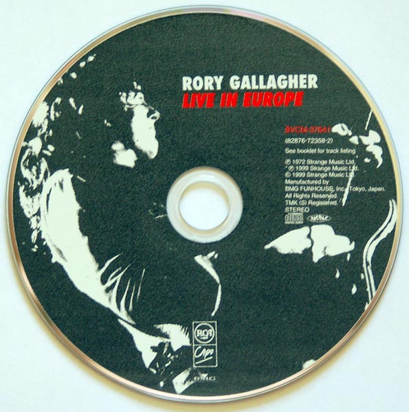 CD, Gallagher, Rory - Live In Europe