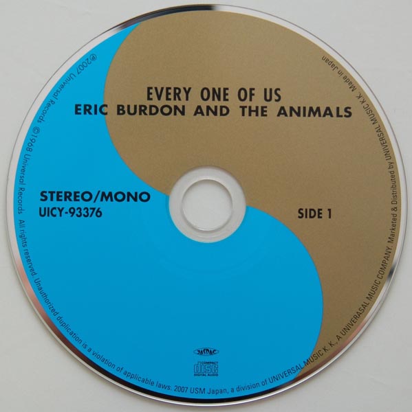 CD, Burdon, Eric + The Animals - Every One Of Us