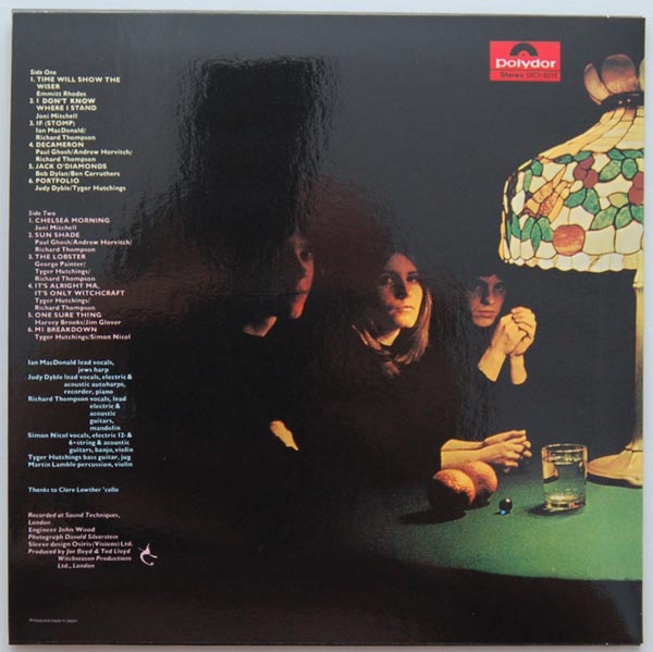 Back cover, Fairport Convention - Fairport Convention +4