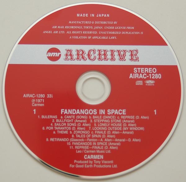 CD, Carmen - Fandangos In Space