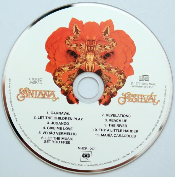 CD, Santana - Festival