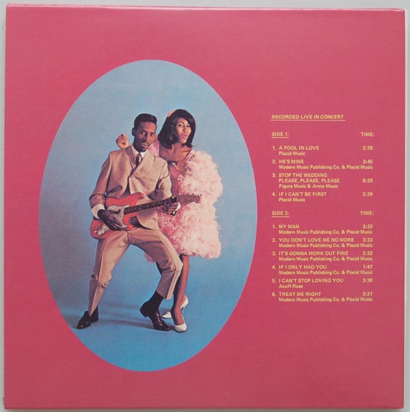 Back cover, Turner, Ike & Tina - Festival Of Live Performances: Live 1967