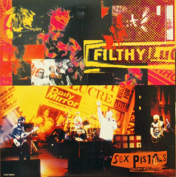 Inner sleeve side A, Sex Pistols (The) - Filthy Lucre Live