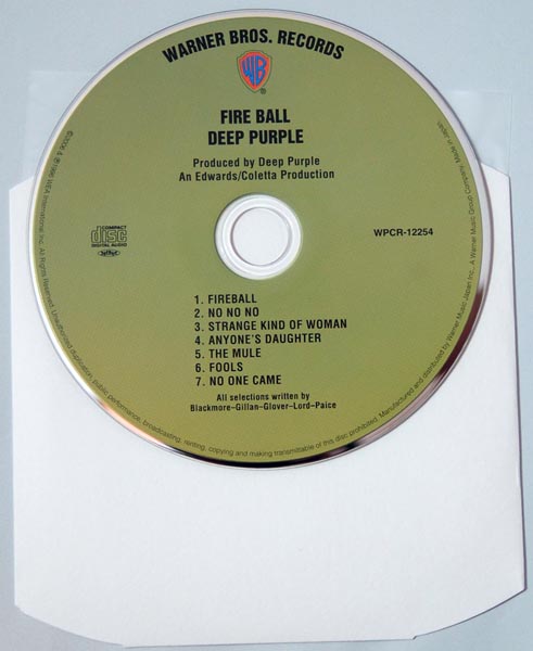 CD, Deep Purple - Fireball