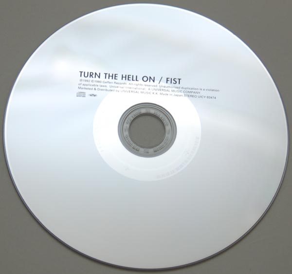 CD, Fist - Turn The Hell On 