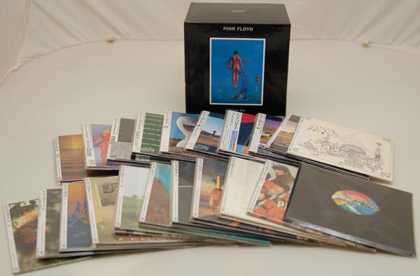 Box contents, Pink Floyd - Complete Vinyl Replica Collection box