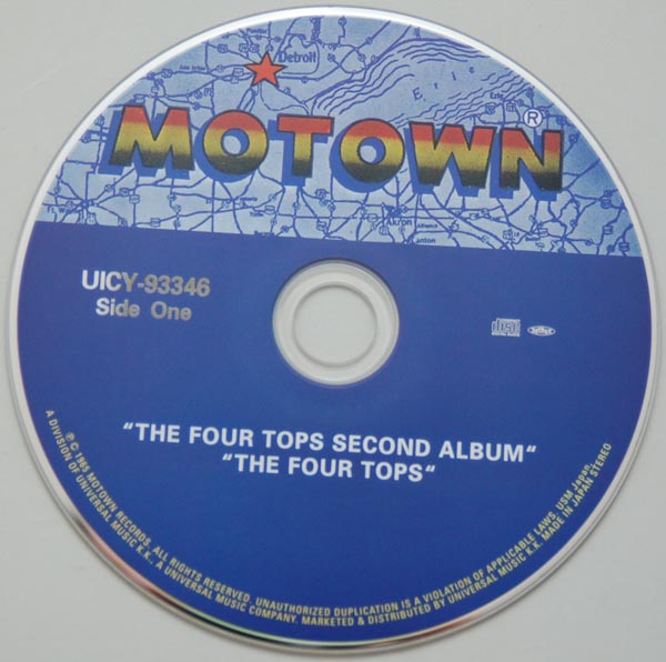 CD, Four Tops - Second Album