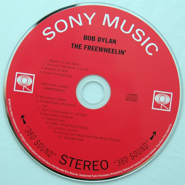 CD, Dylan, Bob - The Freewheelin' Bob Dylan