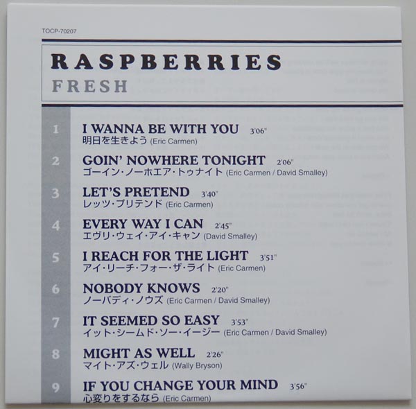 Lyric book, Raspberries - Fresh