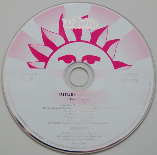 CD, Fruupp - Future Legend