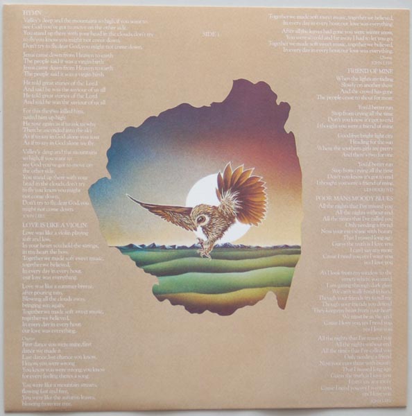 Inner sleeve side A, Barclay James Harvest - Gone To Earth (+5)