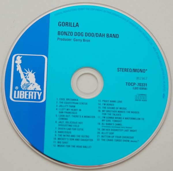CD, Bonzo Dog Band - Gorilla