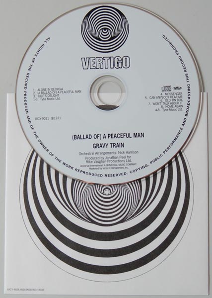 CD, Gravy Train - Ballad Of A Peaceful Man