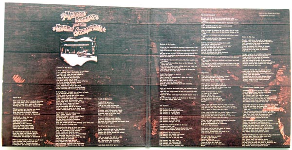 Gatefold open, Roberts, Andy - And the Great Stampede