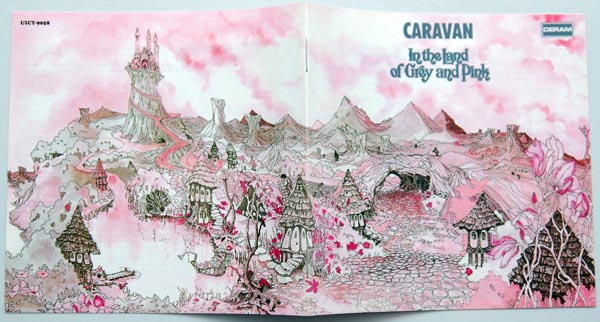 Booklet first and last pages, Caravan - In the Land of Grey and Pink