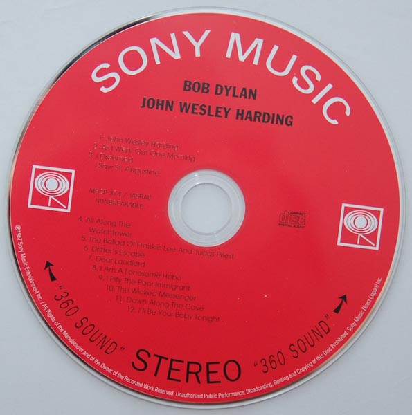 CD, Dylan, Bob - John Wesley Harding