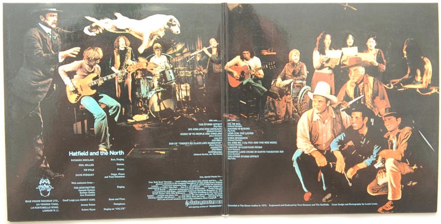 Gatefold open, Hatfield + The North - Hatfield and The North