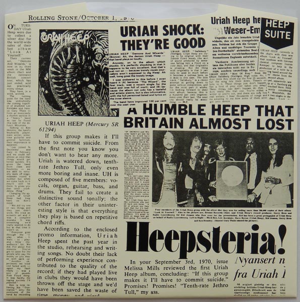 Inner sleeve side A, Uriah Heep - Live
