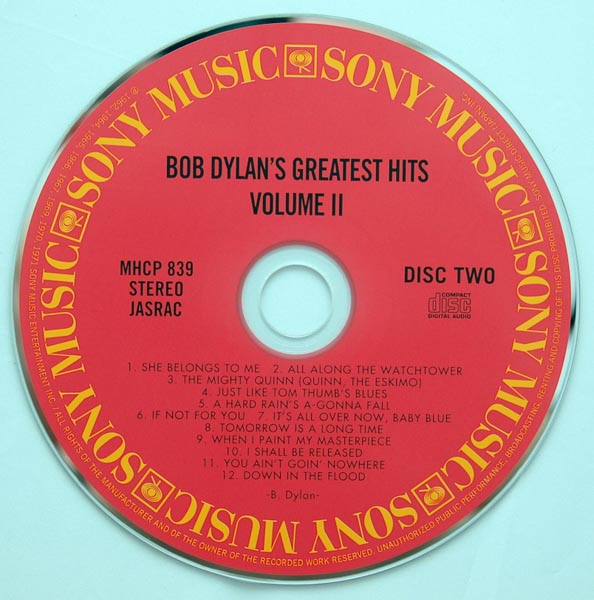 CD 2, Dylan, Bob - Greatest Hits Vol.II